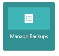 Akeeba manage backup