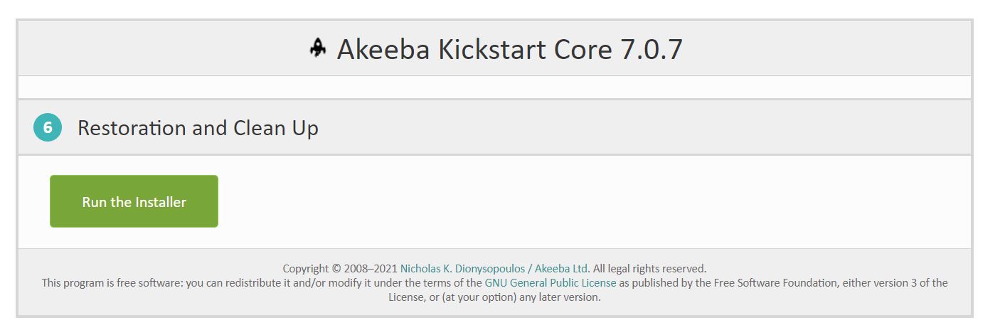 akeeba installer