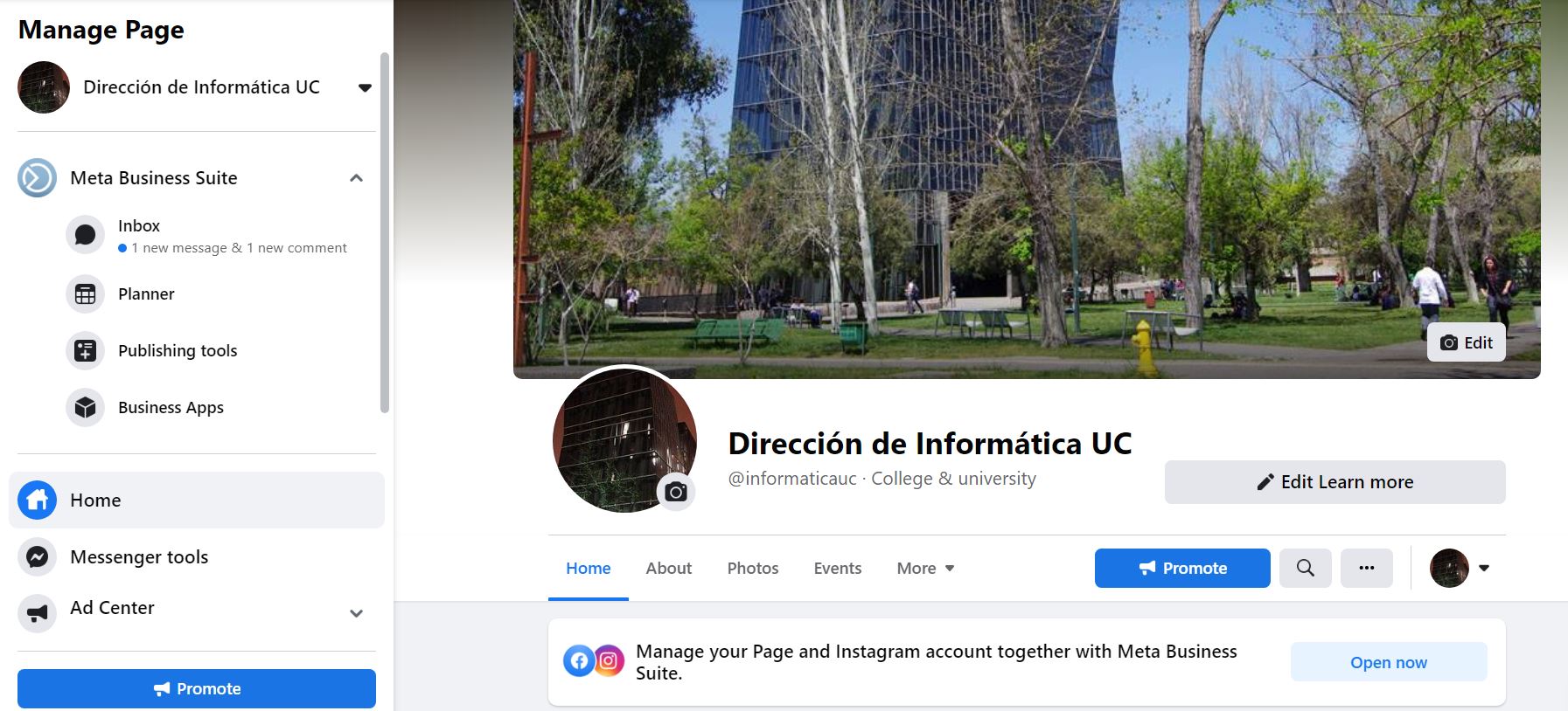 Administración de tu página Facebook